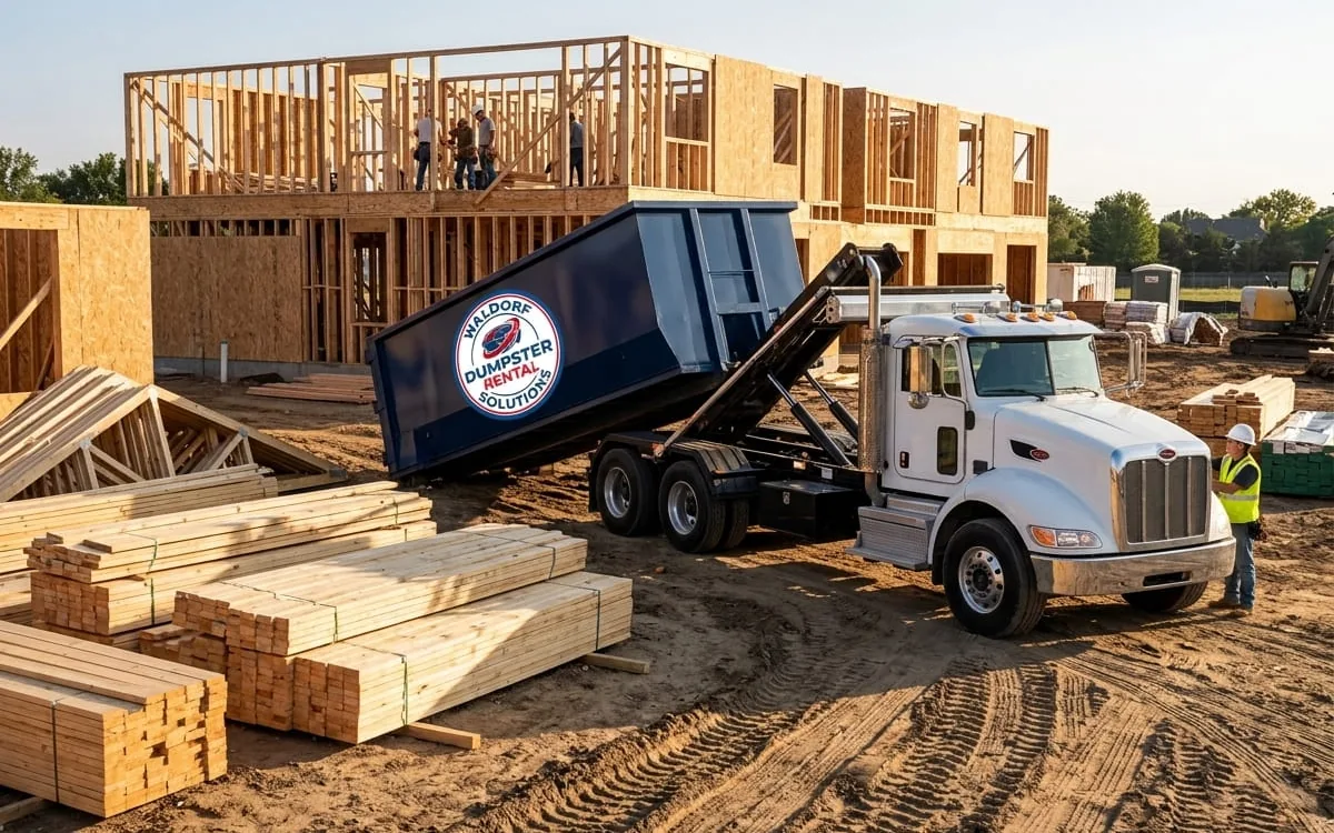 Dumpster rental in Charlotte Hall MD Roll-off dumpster rental serving Charlotte Hall, MD