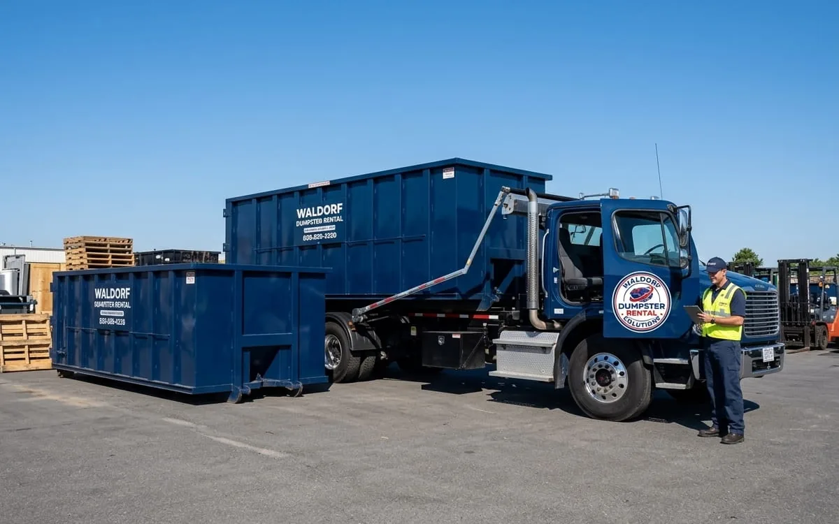 Dumpster rental in Indian Head MD Roll-off dumpster rental serving Indian Head, MD